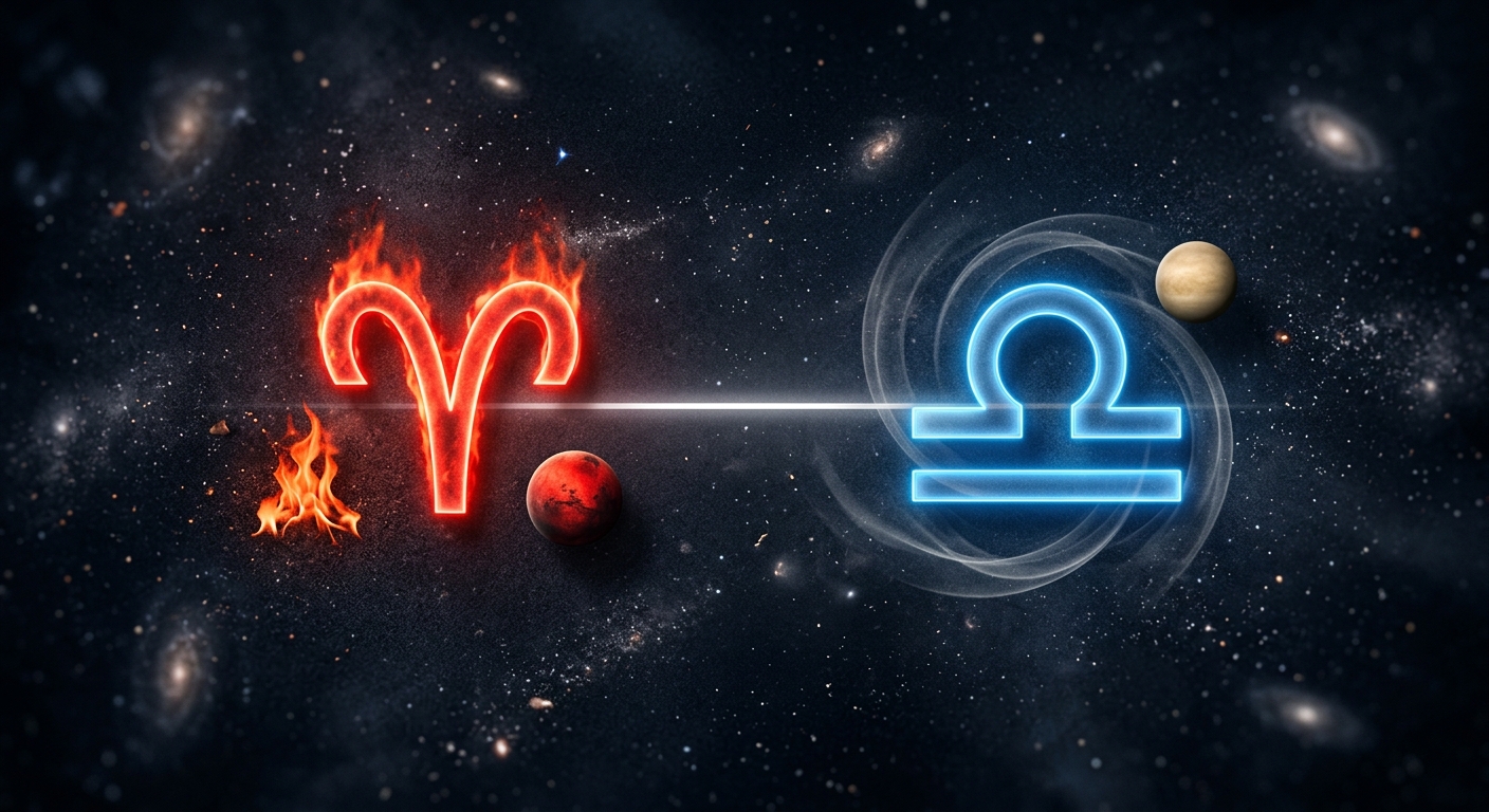 Aries and Libra Compatibility: Opposites That Attract (and Frustrate)